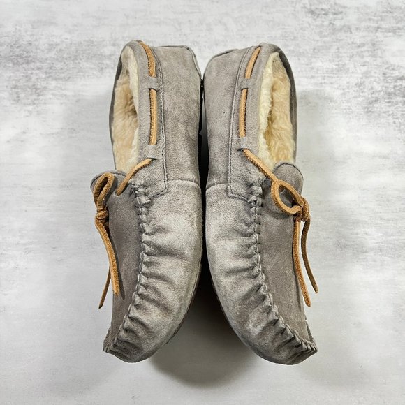 Ugg Dakota Moccasin Fur Lined Slippers - Women's Size 6 - Picture 6 of 8